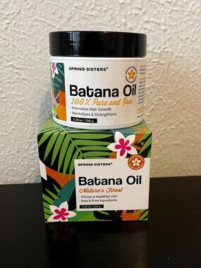 NEW 100% Pure Raw Batana Oil — Unrefined Honduran Hair Growth Scalp Treatment